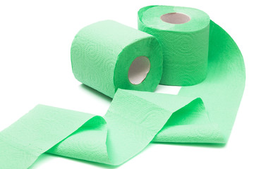 Roll of a toilet paper