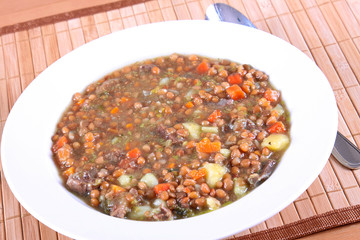 Linsensuppe