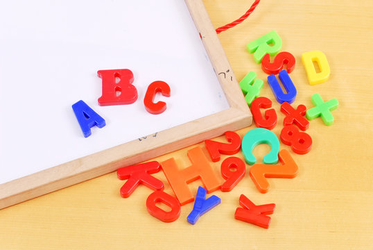 Magnet Letters with White Board