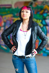 rebel teen girl