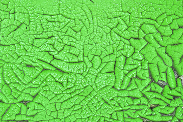 The texture of cracked paint.