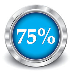 75 PERCENT ICON