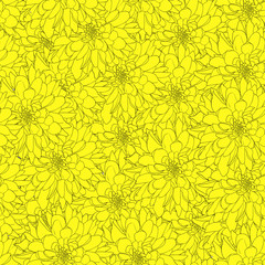 Seamless  background with flower.