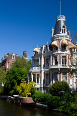 Naklejka premium Amsterdam, canale