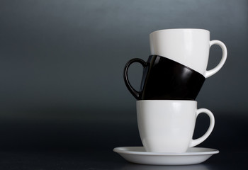 Three Coffee Mugs Design