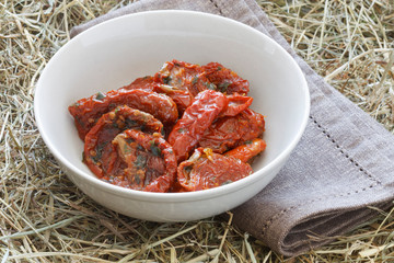 Getrocknete eingelegte Tomaten