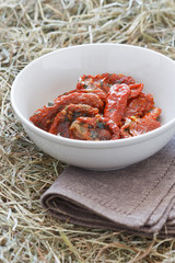 Getrocknete eingelegte Tomaten