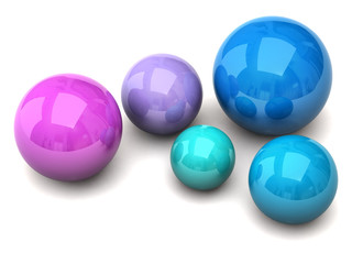 Colorful balls