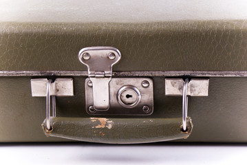 Battered old suitcase