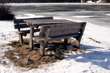 frozen lake