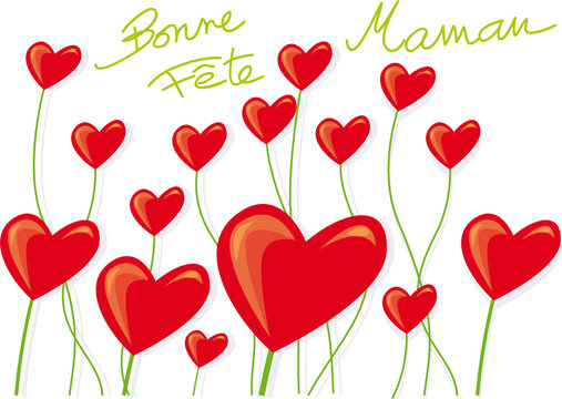 Fête des mères - Bonne fête maman (#7) Stock Vector | Adobe Stock