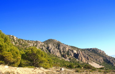 Fototapeta na wymiar Mediterranean mountain