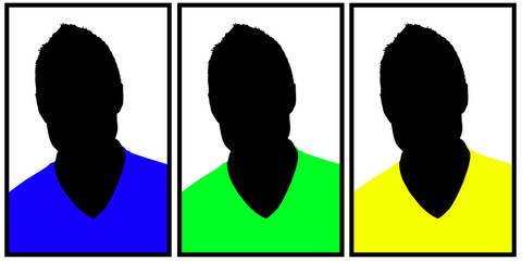 portrait of three men