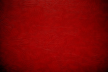 closeup red leather background