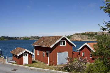 Fototapeta na wymiar Szwecja sielanka z widokiem na archipelag