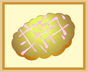 Illustration cookies. Beautiful batch.