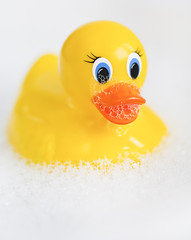 Bathtime rubber ducky and bubble fun!