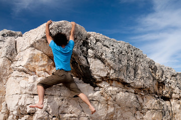 Climbing on top