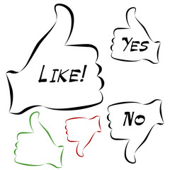 Like Thumbs Set
