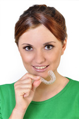 denti dispositivo ortodontico bite
