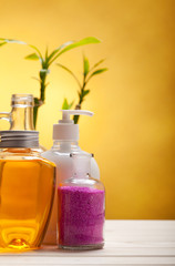 Bath salt and essential oils