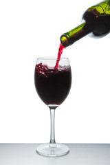 red wine glass
