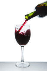 red wine glass