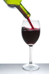 red wine glass