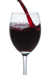 red wine glass