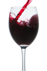 red wine glass