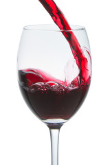 red wine glass