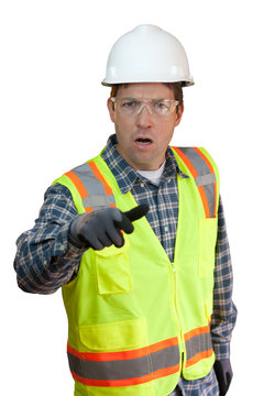 Angry Construction Worker