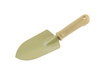 Garden spade isolated on white background