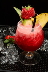 Strawberry Daiquiri cocktails