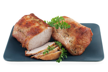 Roasted pork loin