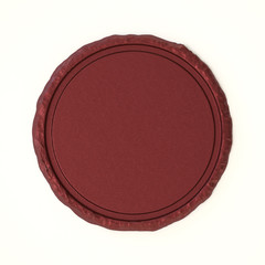 Wax seals. isolated.