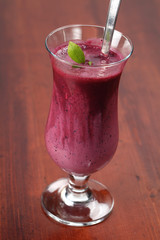 Blueberry milk shake