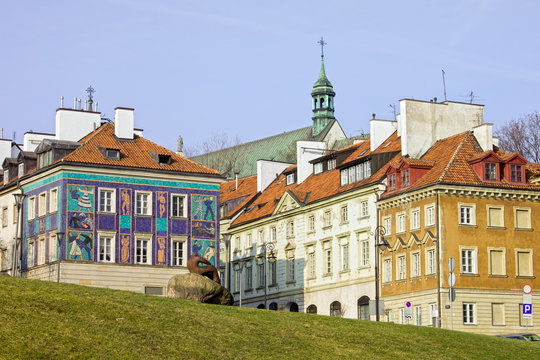 Fototapeta New Town in Warsaw