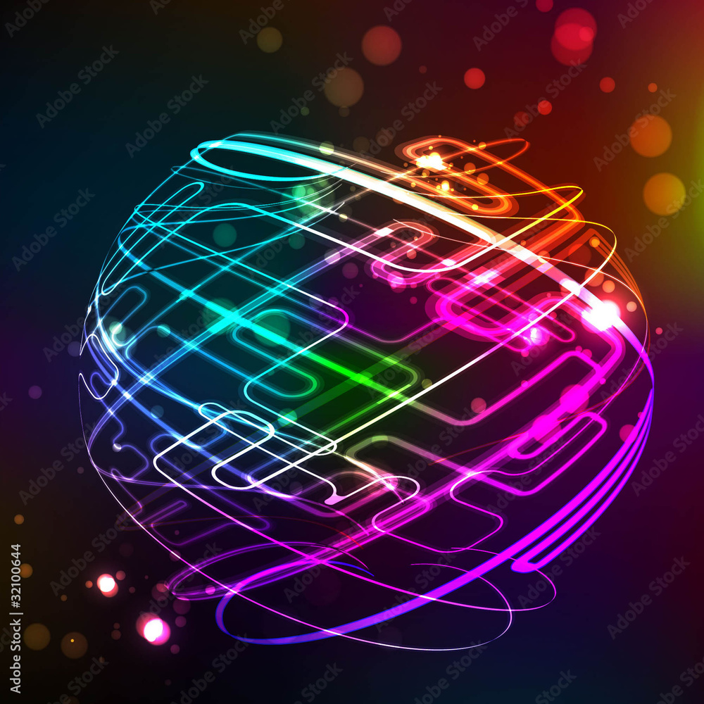 Poster abstract background vector