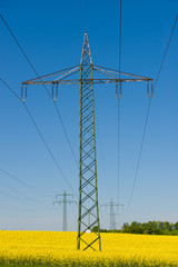 high-voltage line