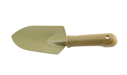 Garden spade isolated on white background