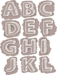 cartoon alphabet