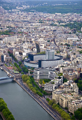 Obraz premium Paris. River Seine with the height. Urban scene.