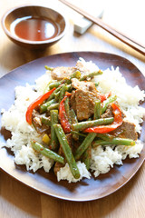 Spicy Green Beans and Beef