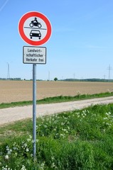 Landwirtschaftlicher Verkehr frei