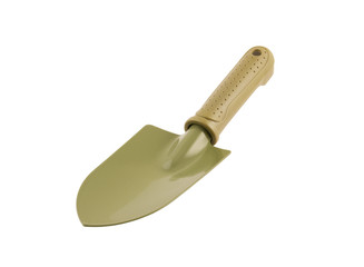 Garden spade isolated on white background