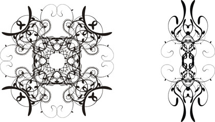 ornament floriture set6