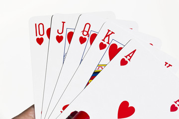 Poker d'assi batte scala reale