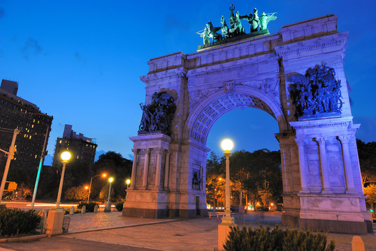 Grand Army Plaza In Brooklyn