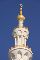 Fototapeta na wymiar Sheikh Zayed Grand Mosque Abu Dhabi United Arab Emirates